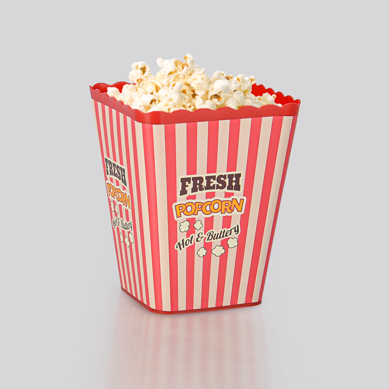 Boite Pop Corn En Plastique L Incroyable